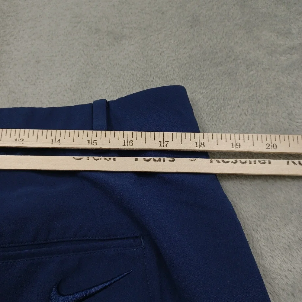 Nike Shorts Mens 38 Blue Golf Chino Pockets Preppy Casual Dri Fit